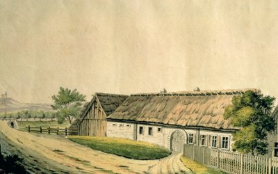 Födelseplatsen för Franz Joseph Haydn (1732-1809) i Rohrau, Niederösterreich av Austrian School