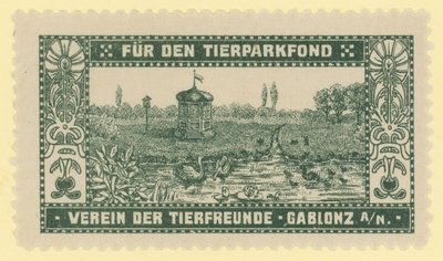 Zoo fond, Gablonz, Böhmen av Austrian School