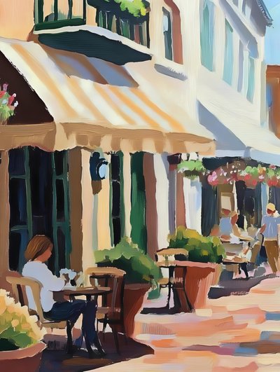 Charming Street Café av Avanesova Elena