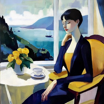 Elegant havsutsikt av Avanesova Elena