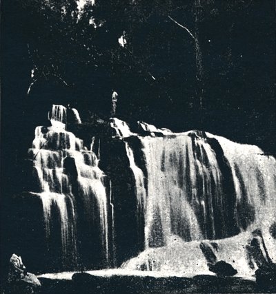 Vattenfall på Rio Dourado Lencoes, 1895 av Axel Frick