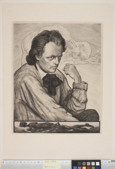 Skulptören Niels Hansen Jacobsen av Axel Hou