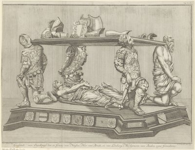 Gravmonument för Engelbrecht II, greve av Nassau-Dillenburg-Breda, 1504 av B.F. Immink