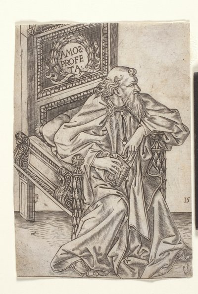 アモス、「預言者」から、1475年頃（彫刻）スウェーデン語 av Baccio Baldini