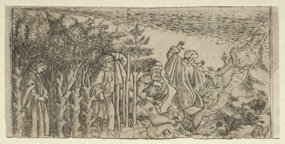 Dante Lost in the Wood: Escape and Meeting Virgil, Canto I av Baccio Baldini