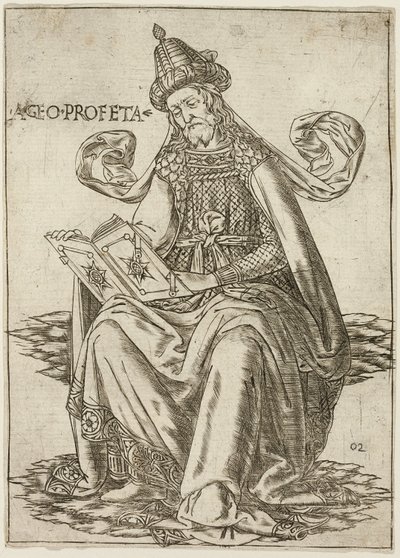 Profeten Haggai av Baccio Baldini