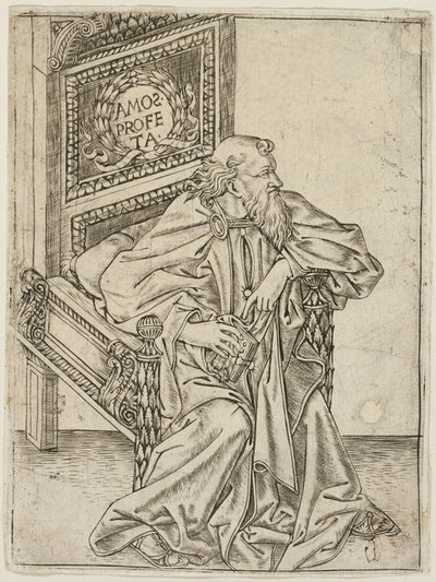 Profeten Amos av Baccio Baldini
