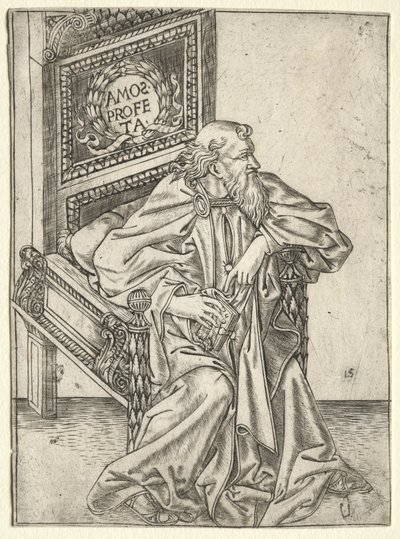 Profeterna: Amos, ca. 1470-1475. av Baccio Baldini