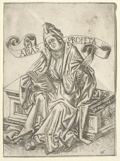 Profeterna: Obadja, ca. 1470-1475. av Baccio Baldini