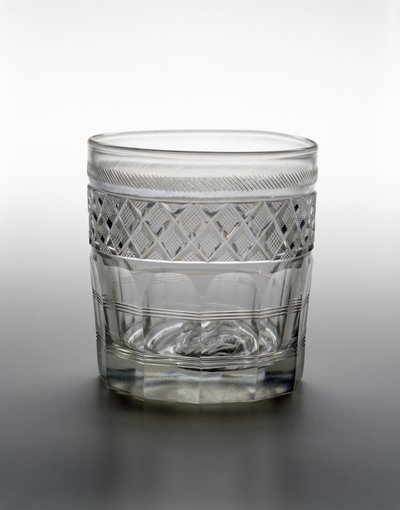 Tumlare, c. 1825 (blyglas med porträtt av sulfidcameo) av Bakewell and Page