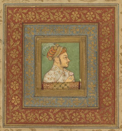 Porträtt av Murad Bakhsh 1624-1661, ca. 1635. av Balchand