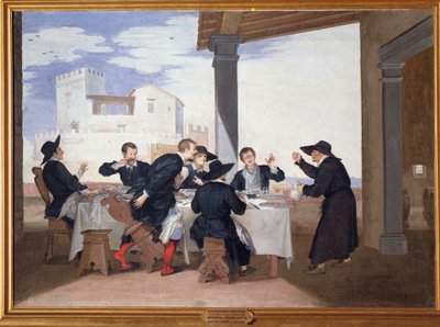 Arlotto Mainardi, Priester bekannt für Scherze und Späße von Baldassare  Franceschini