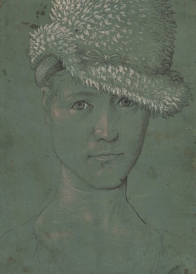 Självporträtt, ca 1502. av Baldung