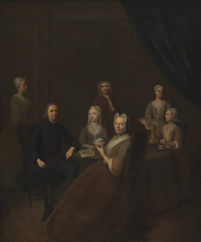 Konstnärens svärföräldrar och några av deras barn av Balthasar Denner