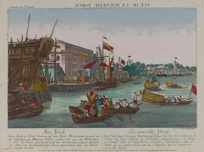?Utsikt över New York?, cirka 1776 av Balthasar Friedrich Leizelt