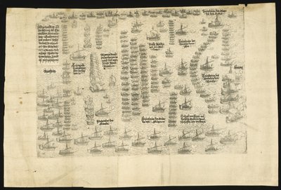 Slaget vid Lepanto den 7 oktober 1571, 1571 av Balthasar Jenichen