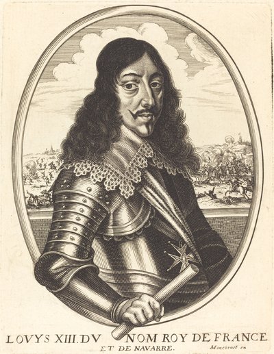 Ludvig XIII, kung av Frankrike av Balthasar Moncornet