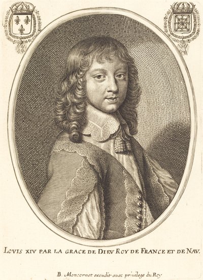 Ludvig XIV av Balthasar Moncornet