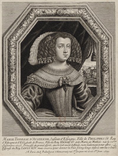 Moncornet, red - Marie Thérèse av Österrike av Balthasar Moncornet