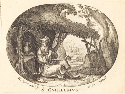 Saint William Eremiten av Balthasar Moncornet