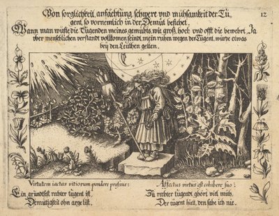 Från noggrann uppskattning, tyngd och dygdens möda, särskilt i ödmjukhet..., 1652. av Balthasar Schwan
