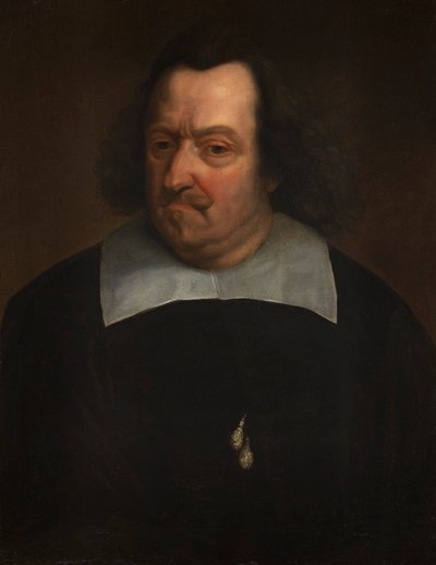 Porträtt av Jean-Jacques Chifflet 15881660, 1650. av Balthasar van Meurs
