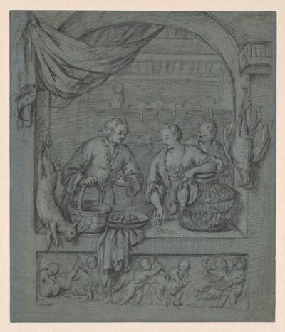 Fågelsäljaren av Balthasar van der Ast