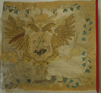 Saint Georges flagga för infanteriregementet vid Anna Ioannovnas tid, 1730-talet av Banners and Standards Flags