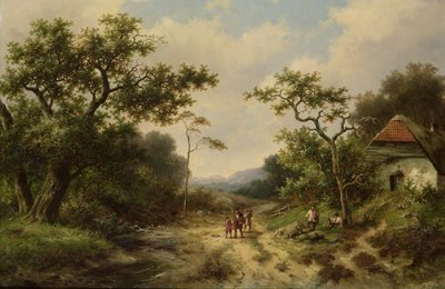 Landskap, 1800-talet av Barend Cornelis Koekkoek