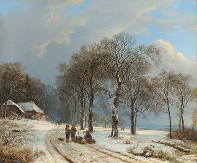 Vinterlandskap Vinterlandskap av Barend Cornelis Koekkoek