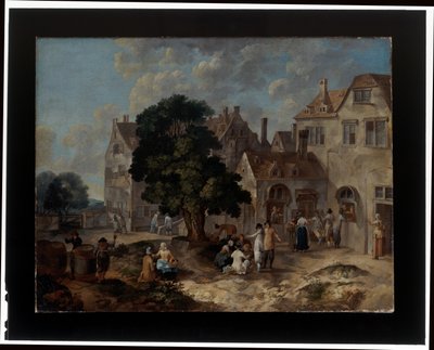 Ett par byscener av Barend Hendrik Thier