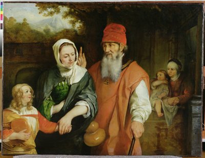 Avskedandet av Hagar av Barent Fabritius