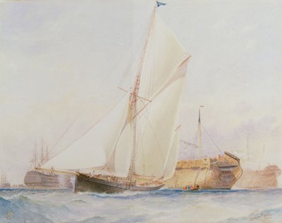 Segelbåt DIONE, Plymouth av Barlow Moore