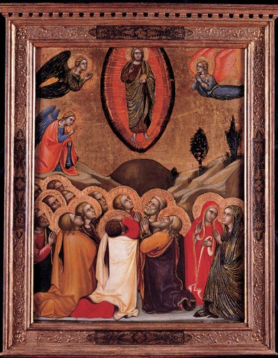 Himmelsfärden, 1374 av Barnaba da Modena