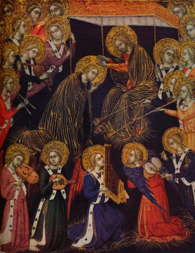 Jungfruns kröning, 1374 av Barnaba da Modena