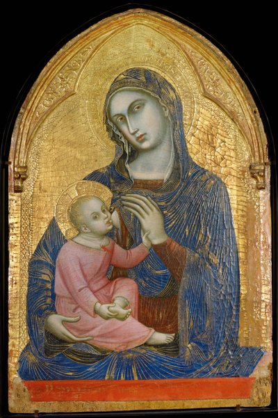 Jungfru Maria och barnet... av Barnaba da Modena