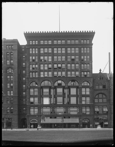 Fine Arts Building, Chicago, Illinois, USA, ca 1903 (s/v foto) av Barnes and Crosby