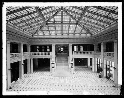 Illinois Theatre Building, Chicago, Illinois, USA, ca 1905 (s/v foto) av Barnes and Crosby