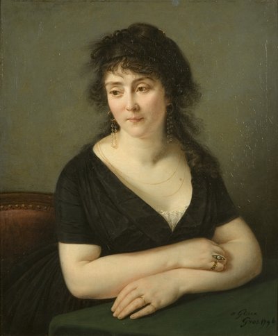 Porträtt av Madame Bruyere av Baron Antoine Jean Gros