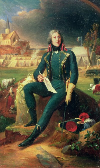 Porträtt av general Louis-Lazare Hoche (1768-97) av Baron François Pascal Simon Gérard