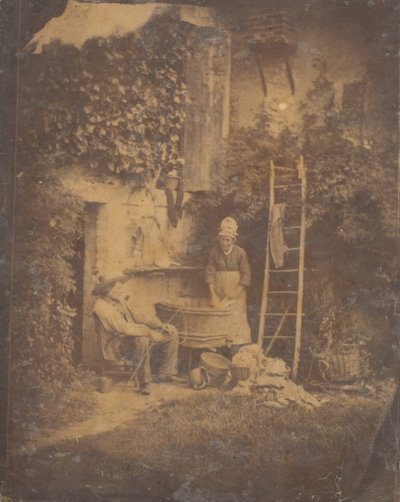 Tvätten, 1840-talet. av Baron Louis Adolphe Humbert De Molard
