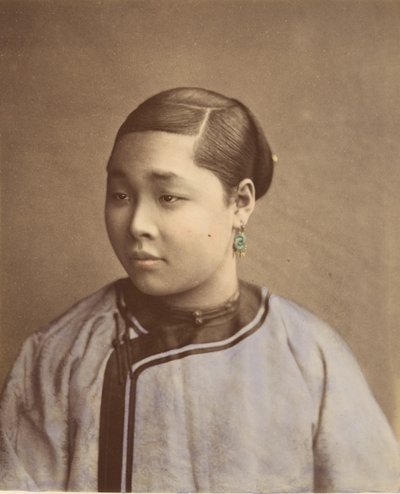 Flicka från Shanghai, 1870-talet. av Baron Raimund von Stillfried