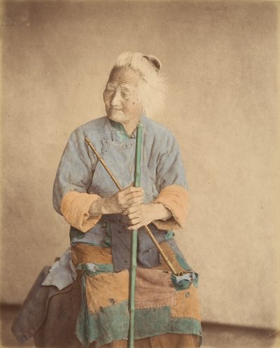 Gammal tiggare, 1870-tal. av Baron Raimund von Stillfried