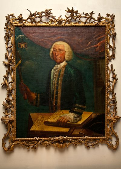Självporträtt, ca 1754-60 av Baron Reis Eisenberg