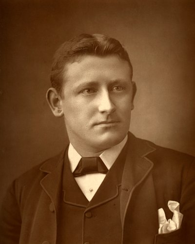 Austin Brereton, brittisk författare, 1886 av Barraud