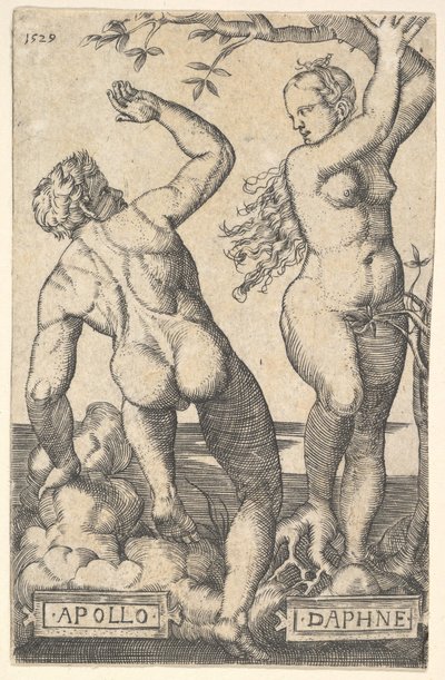Apollo och Daphne omvänd kopia.n.d. av Barthel Beham