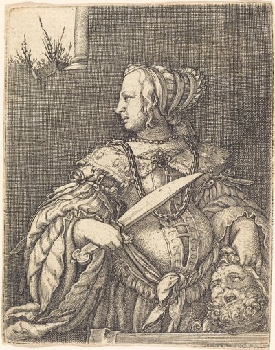 Judith med huvudet av Holofernes av Barthel Beham