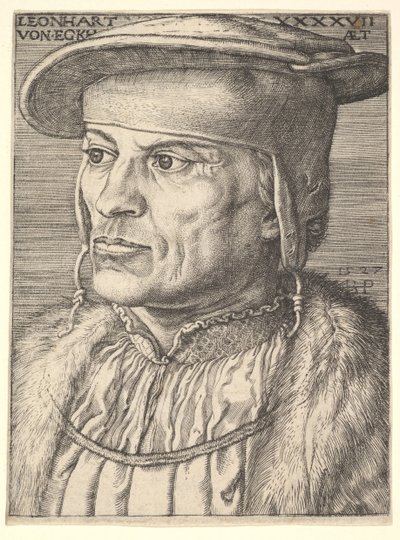 Leonard av Eckh, 1527. av Barthel Beham