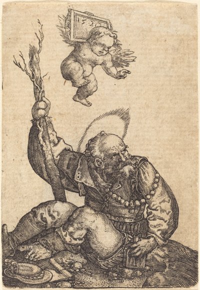 Sankt Christopher av Barthel Beham