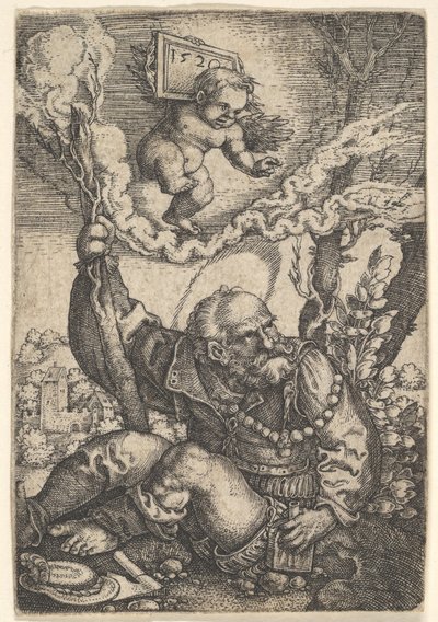 S:t Christopher, tidigt 1500-tal. av Barthel Beham